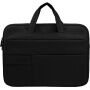 Husă laptop elegantă cu buzunare pentru iPad până la 13" / MacBook până la 14" - neagră