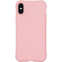 Enkay carcasă din plastic moale pentru iPhone X / XS - roz