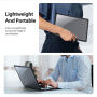 DUX DUCIS LCGM Series Husă transparentă lucioasă pentru MacBook Pro 16" (A2485 / A2780 / A2991 / A3186 / A3403 / A3428 / A3429) - negru