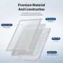 DUX DUCIS LCGM Series Husă transparentă lucioasă pentru MacBook Pro 16" (A2485 / A2780 / A2991 / A3186 / A3403 / A3428 / A3429) - transparent