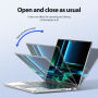 DUX DUCIS LCGM Series Husă transparentă lucioasă pentru MacBook Pro 16" (A2485 / A2780 / A2991 / A3186 / A3403 / A3428 / A3429) - transparent
