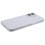 Husă tip carte din două piese pentru față și spate pentru iPhone 16 Plus - transparentă