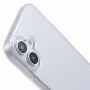 Husă tip carte din două piese pentru față și spate pentru iPhone 16 - transparentă