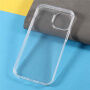Husă tip carte din două piese pentru față și spate pentru iPhone 14 - transparent