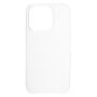 Husă tip carte din două piese pentru față și spate pentru iPhone 15 Pro - transparentă