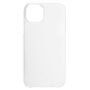 Husă tip carte din două piese pentru față și spate pentru iPhone 15 Plus - transparent