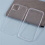 Husă tip carte din două piese pentru față și spate pentru iPhone 15 Plus - transparent