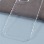 Husă tip carte din două piese pentru față și spate pentru iPhone 15 Plus - transparent