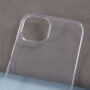 Husă tip carte din două piese pentru față și spate pentru iPhone 15 Plus - transparent