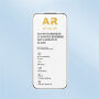 Sticlă Rurihai securizată antireflex 2.5D cu ramă neagră pentru iPhone 17 Pro Max / 18 Pro Max