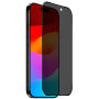 Sticlă securizată NORTHJO 2.5D Anti-Spy cu ramă neagră pentru iPhone 18 Pro