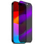 Sticlă securizată NORTHJO 2.5D Anti-Spy și Anti-Blue-Ray cu ramă neagră pentru iPhone 18 Pro Max