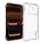 Husă transparentă ENKAY cu colțuri întărite pentru iPhone 17 Pro - transparent