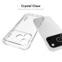 Husă transparentă ENKAY cu colțuri întărite pentru iPhone 17 Pro Max - transparent