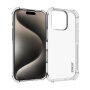 Husă ENKAY transparentă cu colțuri întărite pentru iPhone 16 Pro Max - transparent