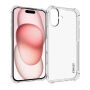 ENKAY Husă transparentă cu colțuri întărite pentru iPhone 16 - transparent