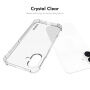 ENKAY Husă transparentă cu colțuri întărite pentru iPhone 16 - transparent
