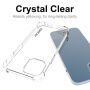 Husă transparentă ENKAY cu colțuri întărite pentru iPhone 15 Plus - transparent