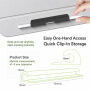 LOVE MEI Husă tip carte universală autoadezivă pentru fixare pe iPad pentru Apple Pencil 1 / 2 / USB-C / Pro - albă