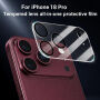 XDcase Folie de sticlă securizată pentru protecția lentilelor camerei din spate pentru iPhone 18 Pro - negru