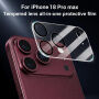 XDcase Folie de sticlă securizată pentru protecția lentilelor camerei din spate pentru iPhone 18 Pro Max - negru