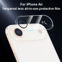 XDcase Folie de sticlă securizată pentru protecția lentilelor camerei din spate pentru iPhone Air - negru