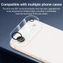 XDcase Folie de sticlă securizată pentru protecția lentilelor camerei din spate pentru iPhone Air - negru