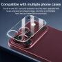 XDcase Folie de sticlă securizată pentru protecția lentilelor camerei din spate pentru iPhone 18 Pro - transparent