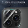 XDcase Folie de sticlă securizată pentru protecția lentilelor camerei spate pentru iPhone 15 Pro / 15 Pro Max - transparent