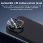 XDcase Folie de sticlă securizată pentru protecția lentilelor camerei din spate pentru iPhone 15 / 15 Plus - transparent