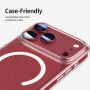 XDcase Folie de sticlă securizată cu ramă metalică pentru protecția lentilelor camerei foto pentru iPhone 18 Pro - albastru