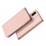 Husă flip DUX DUCIS, pentru iPhone XS Max - roz-auriu