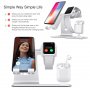 Bestand 3in1 suport de andocare pentru iPhone / Apple Watch / AirPods - argintiu