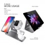 Bestand 3in1 suport de andocare pentru iPhone / Apple Watch / AirPods - Gri