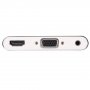 Adaptor 8pin Lightning male la HDMI / VGA / audio female pentru iPhone / iPad - argint