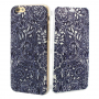 Husă din cauciuc, cu deschidere flip, pentru iPhone 6 / 6S – desen floral