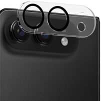 NORTHJO Folie de sticlă securizată pentru protecția lentilelor camerei din spate pentru iPhone Duo - negru