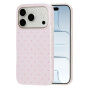 Husă de protecție cu buline pentru iPhone 17 Pro / 18 Pro - roz