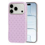 Husă de protecție cu buline pentru iPhone 17 Pro / 18 Pro - mov