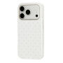 Husă de protecție cu buline pentru iPhone 17 Pro / 18 Pro - alb