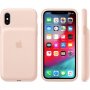 Capac spate original Apple, cu baterie, pentru iPhone XS - roz nisipiu