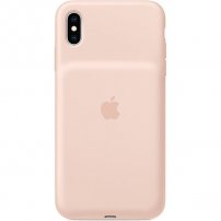 Capac spate original Apple, cu baterie, pentru iPhone XS Max - roz nisipiu
