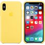 Husă Apple din silicon, pentru iPhone XS - galben canar