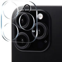 XDcase Folie de sticlă securizată pentru protecția lentilelor camerei spate pentru iPhone 15 Pro / 15 Pro Max - transparent
