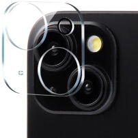 XDcase Folie de sticlă securizată pentru protecția lentilelor camerei din spate pentru iPhone 15 / 15 Plus - transparent