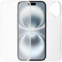 Husă tip carte din două piese pentru față și spate pentru iPhone 16 - transparentă