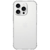 Husă transparentă ENKAY cu colțuri întărite pentru iPhone 16 Pro - transparent