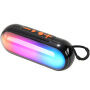 Boxă Bluetooth Wireless T&G TG792 cu iluminare de fundal - negru