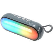 Boxă T&G TG792 Bluetooth Wireless cu iluminare de fundal - gri