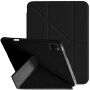 XDcase Husă tip carte Y-fold cu Suport origami și spațiu pentru Apple Pencil pentru iPad Pro 12,9" (2018-2022) - negru